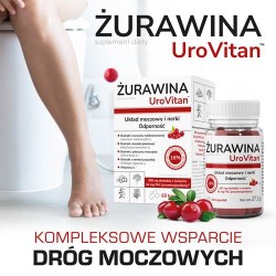 Zdjęcie produktu - #0 DOMOWA APTECZKA UroVitan żurawina, 60 kaps.