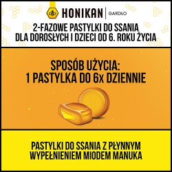 Zdjęcie produktu - #3 Honikan Gardło Pastylki do ssania smak cytrynowy, 16szt.