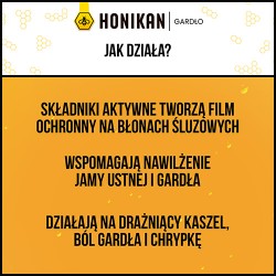 Zdjęcie produktu - #4 Honikan Gardło Pastylki do ssania smak cytrynowy, 16szt.