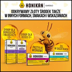 Zdjęcie produktu - #5 Honikan Gardło Pastylki do ssania smak cytrynowy, 16szt.