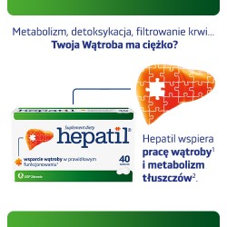 Zdjęcie produktu - #1 HEPATIL, 40 tabl.