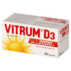 Zdjęcie produktu - #1 VITRUM D3 Witamina D3 2000 j.m., 60 kaps.