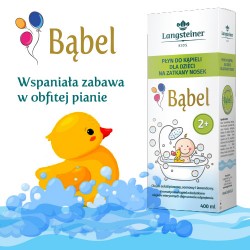 Zdjęcie produktu - #2 Langsteiner Kids Bąbel Płyn do kąpieli dla dzieci na zatkany nosek od 2 lat, 400 ml