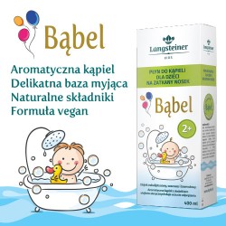 Zdjęcie produktu - #3 Langsteiner Kids Bąbel Płyn do kąpieli dla dzieci na zatkany nosek od 2 lat, 400 ml