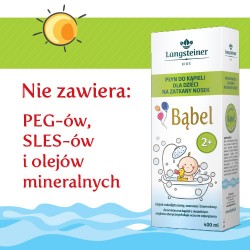 Zdjęcie produktu - #4 Langsteiner Kids Bąbel Płyn do kąpieli dla dzieci na zatkany nosek od 2 lat, 400 ml
