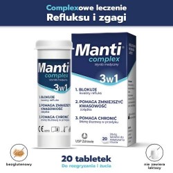 Zdjęcie produktu - #0 Manti Complex 3w1, 20 tabletek do rozgryzania i żucia
