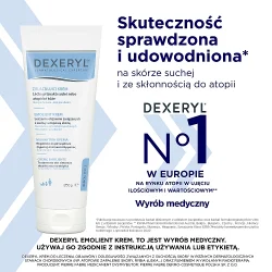 Miniaturka artykułu - #0 DEXERYL Emolient Krem do sk&oacute;ry suchej i atopowej, 250g