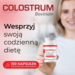 Zdjęcie produktu - #3 DOMOWA APTECZKA Colostrum Bovinum Siara bydlęca, 100 kaps.
