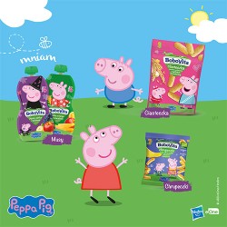 Zdjęcie produktu - #0 BoboVita Chrupeczki Peppa Pig wielozbożowe BIO pysznie pomidorowe oraz dyniowo-marchewkowe 10m+, 20 g