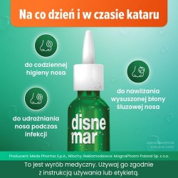Zdjęcie produktu - #1 Disnemar Izotoniczny roztw&oacute;r soli mineralnych do nosa, 25 ml