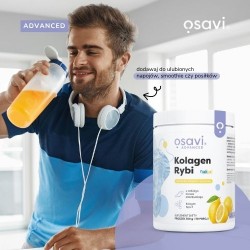 Zdjęcie produktu - #0 OSAVI Kolagen rybi z dzikiego dorsza w proszku o smaku cytrynowym, 360 g