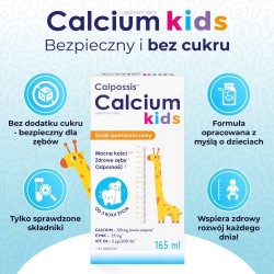 Zdjęcie produktu - #3 DOMOWA APTECZKA Calpossis Calcium Kids płyn, 165 ml