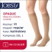 Zdjęcie produktu - #0 JOBST OPAQUE podkolan&oacute;wki uciskowe długie CCL1 karmelowy, rozmiar 6 ZP