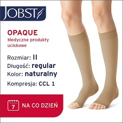 Zdjęcie produktu - #0 JOBST OPAQUE podkolan&oacute;wki uciskowe długie CCL1 naturalny, rozmiar 2 OP