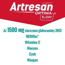 Zdjęcie produktu - #2 Artresan Optima 1 a day, 30 kaps. - suplement diety z kolagenem