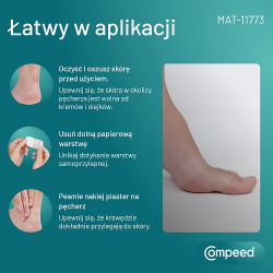 Zdjęcie produktu - #4 Compeed Plastry na pęcherze wąskie, 6 szt.