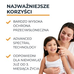 Zdjęcie produktu - #0 Eucerin Sun Kids Spray przeciwsłoneczny dla dzieci i niemowląt SPF50, 200 ml