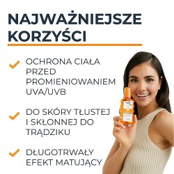 Zdjęcie produktu - #0 Eucerin Sun Oil Matujący spray z filtrem przeciwsłonecznym SPF50+, 200 ml