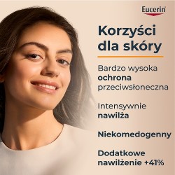 Zdjęcie produktu - #0 Eucerin Hydro Protect Ultralekki fluid ochronny SPF50+, 50 ml