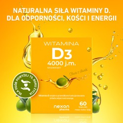 Zdjęcie produktu - #1 Witamina D3 4000 j.m., 60 kaps.