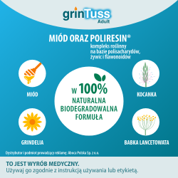 Zdjęcie produktu - #2 GrinTuss Adult Syrop na kaszel suchy i mokry, 180 g