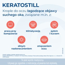 Zdjęcie produktu - #2 KERATOSTILL Krople do oczu z dekspantenolem 5%, 10 ml