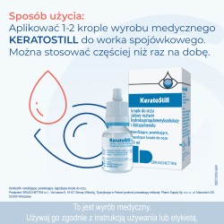 Zdjęcie produktu - #3 KERATOSTILL Krople do oczu z dekspantenolem 5%, 10 ml