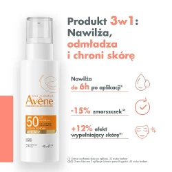 Miniaturka artykułu - #1 AVENE Fluid Anti-Age SPF50 Fluid przeciwsłoneczny do cery dojrzałej, 40 ml