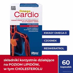 Zdjęcie produktu - #0 OMEGA CARDIO + czosnek, 60 kapsułek