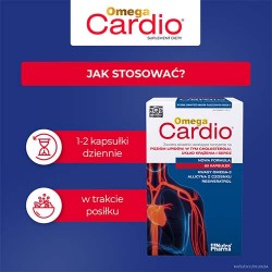 Zdjęcie produktu - #4 OMEGA CARDIO + czosnek, 60 kapsułek