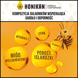 Zdjęcie produktu - #2 Honikan Gardło i Odporność Miodowe Honi - żelki, 30 szt.