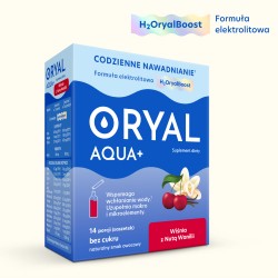 Zdjęcie produktu - #0 Oryal Aqua+ Wiśnia z Nutą Wanilii, 14 sasz.