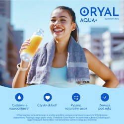 Zdjęcie produktu - #1 Oryal Aqua Elektrolity o smaku ananas-kokos-mango, 14 sasz.