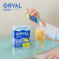 Zdjęcie produktu - #3 Oryal Aqua Elektrolity o smaku ananas-kokos-mango, 14 sasz.