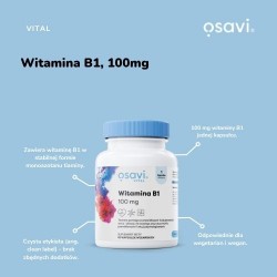Zdjęcie produktu - #1 Osavi Witamina B1 100 mg, 60 kaps.