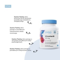 Zdjęcie produktu - #2 Osavi Witamina B1 100 mg, 60 kaps.