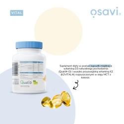 Zdjęcie produktu - #3 Osavi Witamina D3 2000IU + K2 100 mcg, 60 kaps.