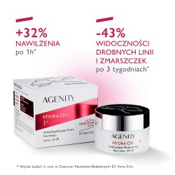 Zdjęcie produktu - #0 Agenity Hydra-Ox Antyoksydacyjny krem nawilżający na dzień SPF 20, 50 ml