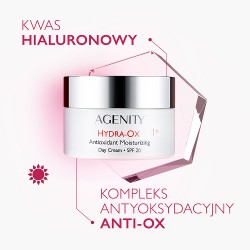 Zdjęcie produktu - #2 Agenity Hydra-Ox Antyoksydacyjny krem nawilżający na dzień SPF 20, 50 ml