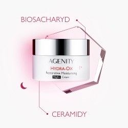 Zdjęcie produktu - #2 Agenity Hydra-Ox Odbudowujący krem nawilżający na noc, 50 ml