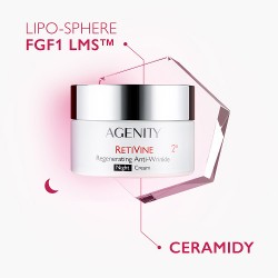 Zdjęcie produktu - #2 Agenity Rerivine Regenerujący krem Przeciwzmarszczkowy na noc, 50 ml