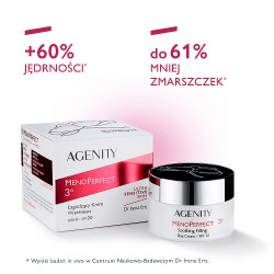 Zdjęcie produktu - #0 Agenity Menoperfect Łagodzący krem wypełniający na dzień SPF 20, 50 ml