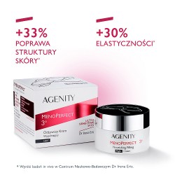 Zdjęcie produktu - #0 Agenity MenoPerfect 3&deg; Odżywczy krem wypełniający na noc, 50 ml