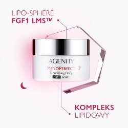 Zdjęcie produktu - #2 Agenity MenoPerfect 3&deg; Odżywczy krem wypełniający na noc, 50 ml