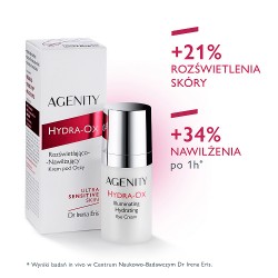 Zdjęcie produktu - #0 Agenity Hydra-Ox Rozświetlająco-nawilżający krem pod oczy, 15 ml