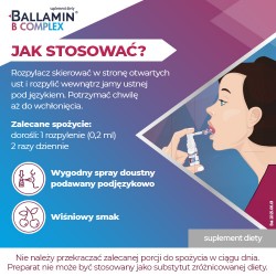 Zdjęcie produktu - #4 Ballamin B Complex Witaminy z grupy B spray, 15 ml