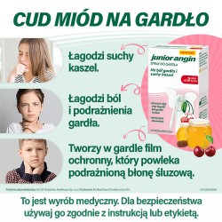 Zdjęcie produktu - #1 Junior-angin Spray do gardła o smaku wiśniowym, 20 ml