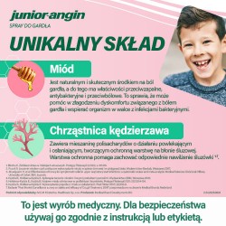 Zdjęcie produktu - #2 Junior-angin Spray do gardła o smaku wiśniowym, 20 ml