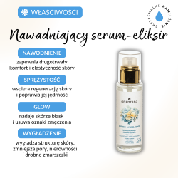 Zdjęcie produktu - #0 Orientana Hydro-Nawilżenie Nawadniający Serum-Eliksir Tremella Egzosomy Kwas mlekowy, 30 ml