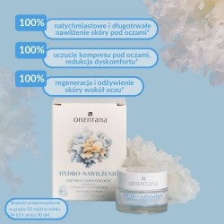 Zdjęcie produktu - #1 Orientana Hydro-Nawilżenie Tremella Ceramidy Olej awokado Odżywczy krem pod oczy, 15 ml